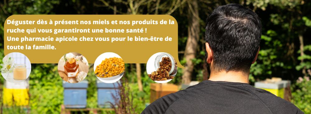 Déguster les produits de la ruche et composer votre pharmacie apicole.