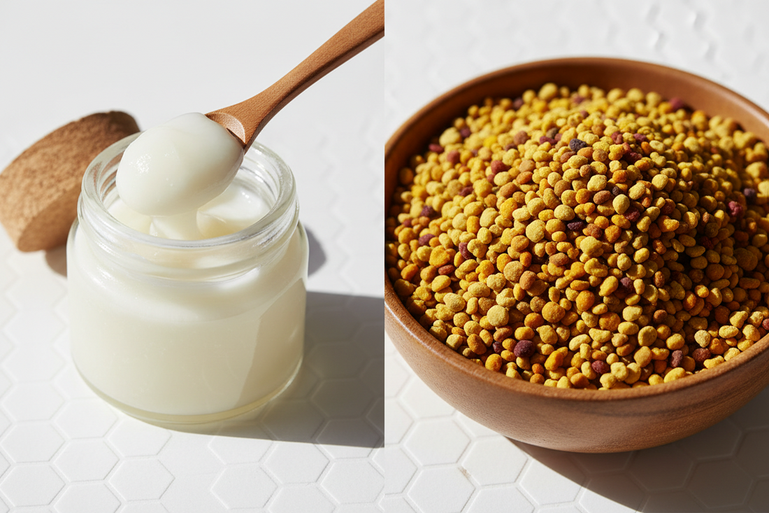 gelée royale ou pollen