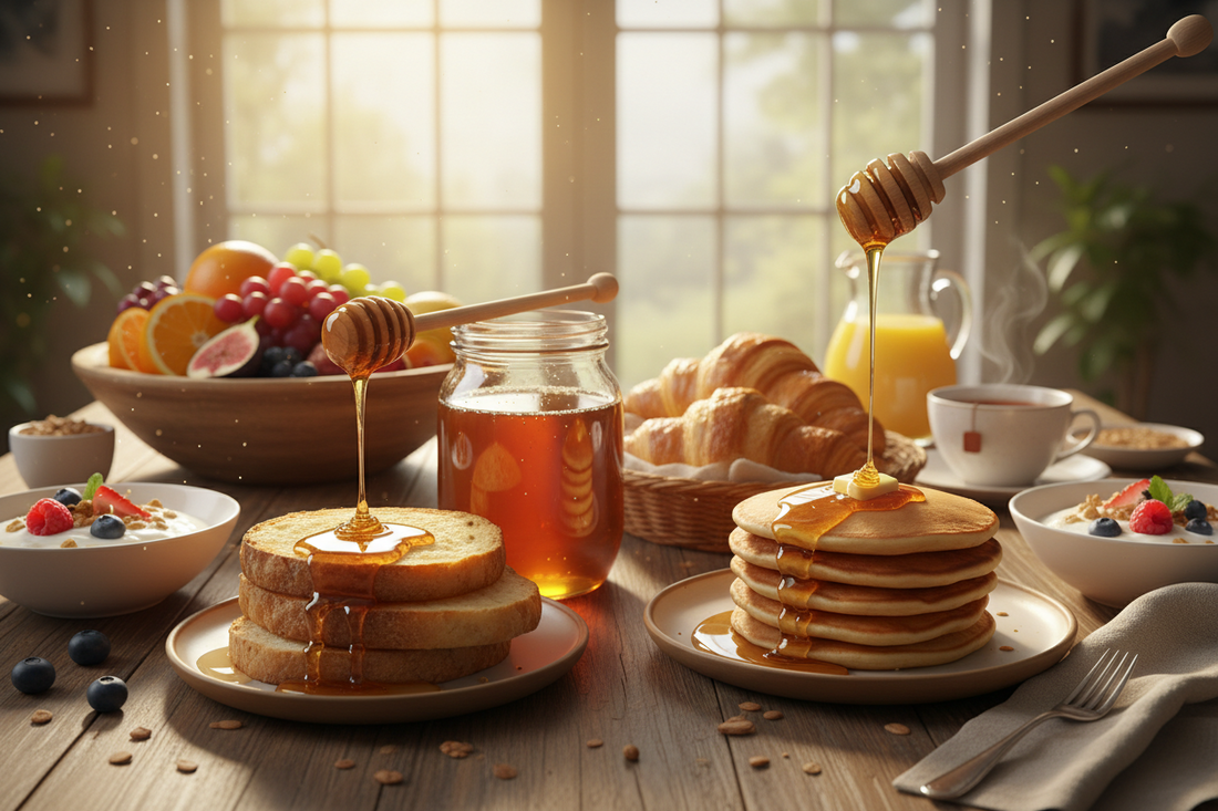 miel au petit dejeuner
