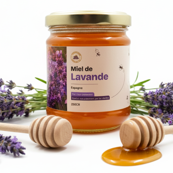 Miel de Lavande 250gr - Apaisement & Sommeil Réparateur