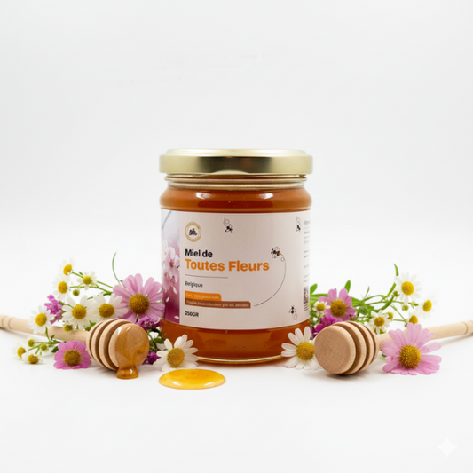 Miel de fleurs 125gr offert - Tartinable et parfait pour le petit-déjeuner