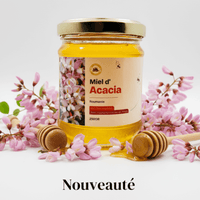 Miel d'acacia 250gr  - Le miel idéal pour les enfants et les diabétiques