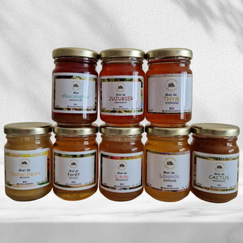 Pack Découverte - 8 miels de 125gr