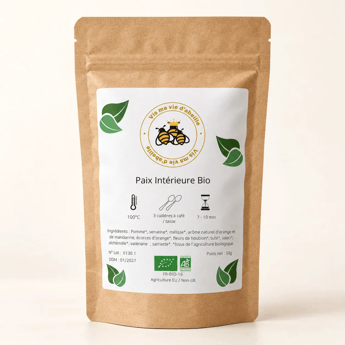 Paix Intérieure Bio – Infusion relaxante 50 g