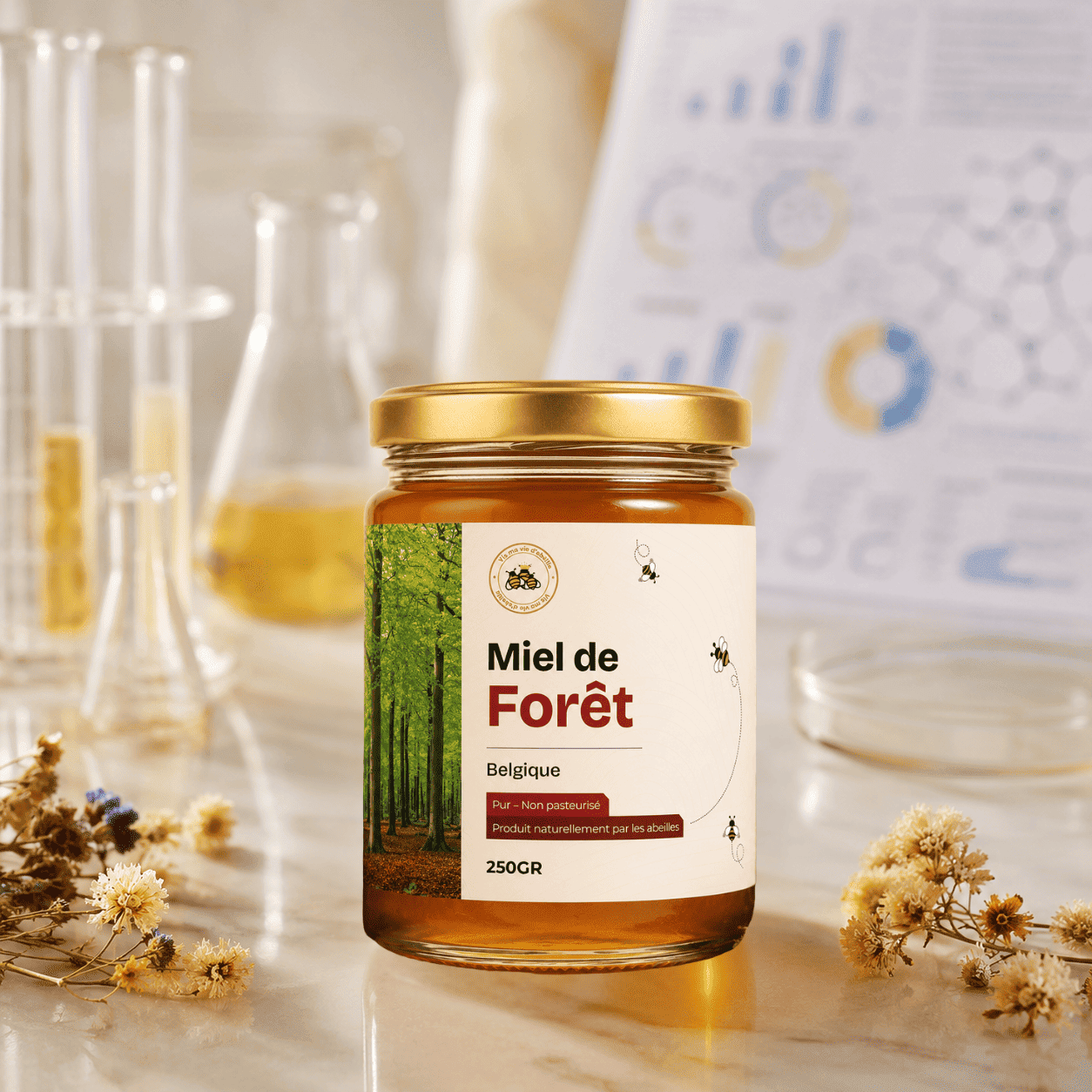 Miel de forêt - origine Belgique