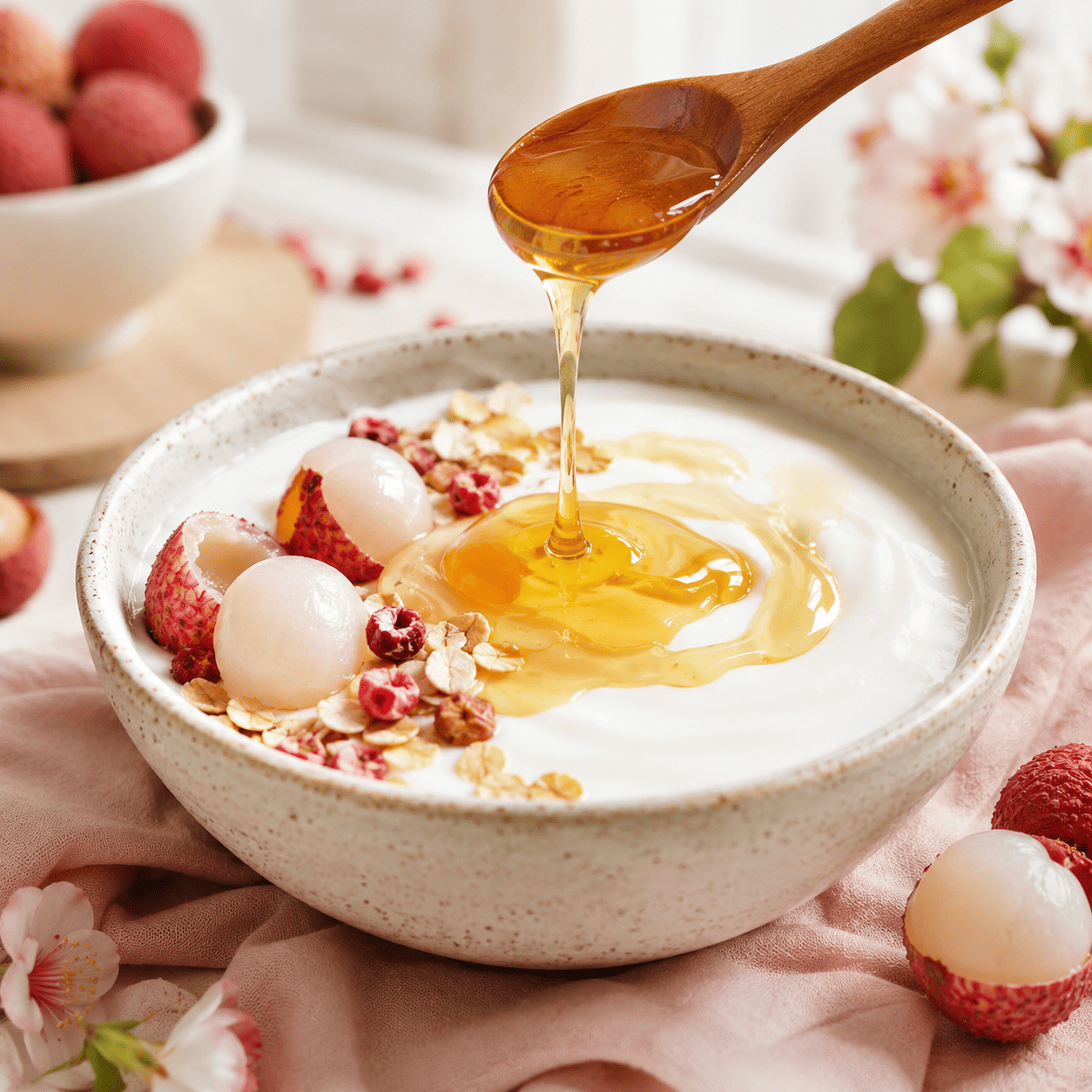 Miel de litchi - bienfait digestion et légèreté