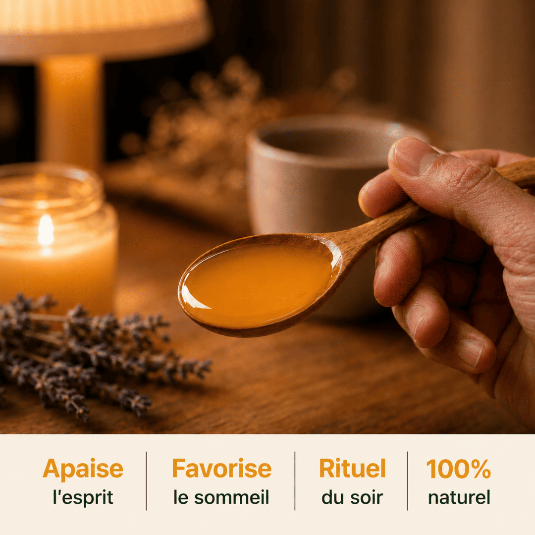 Pack Détente & Sommeil Vis ma vie d'abeille : miel de lavande pour apaiser l'esprit et favoriser le sommeil