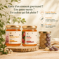 Composition du Pack Plaisir & Gourmandise : miel de fleurs, miel de litchi et bonbons au miel