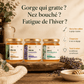 Composition du Pack Toux & Hiver Vis ma vie d'abeille : miel de thym, miel d'eucalyptus et miel de lavande